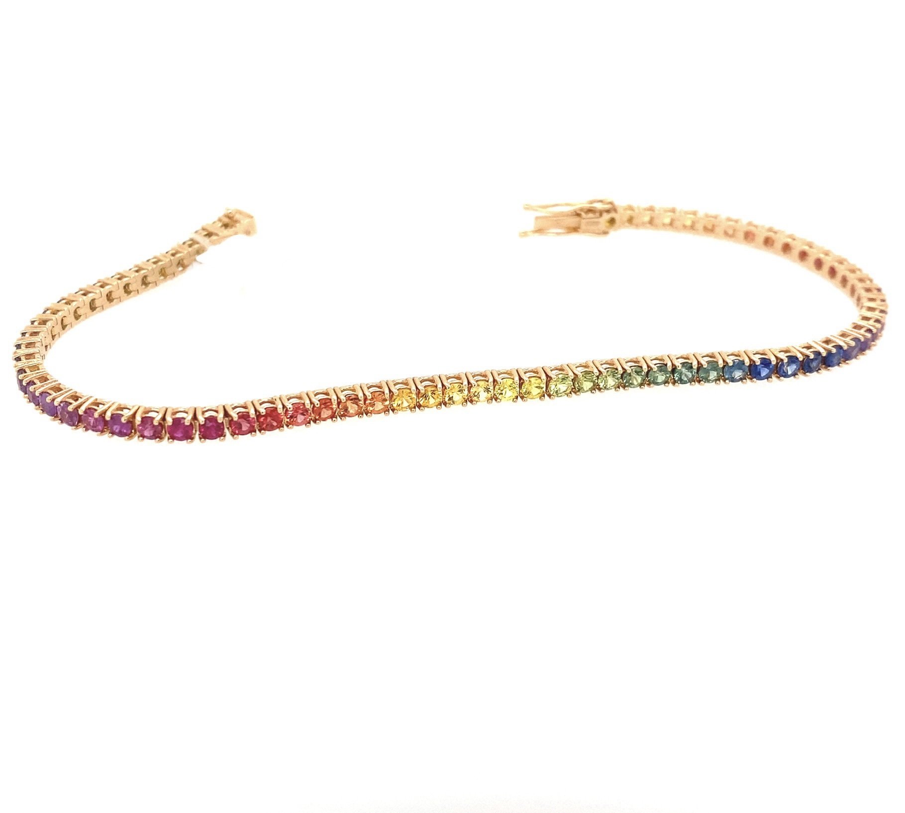 Bracciale Tennis zaffiri multi color